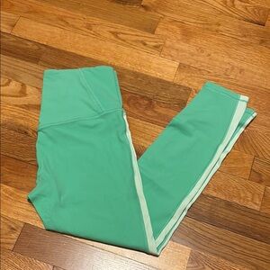 Athleta striped leggings